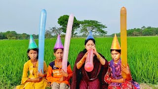 outdoor fun with Rocket Balloon and learn colors for kids by I kids episode -175.