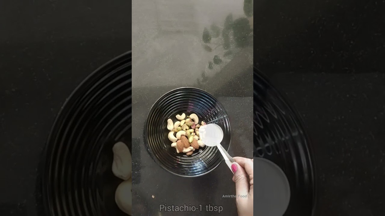 Saffron Nutty Milkshake || Amirtha Food 