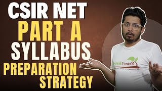 CSIR NET Part A syllabus and important topic lists | CSIR NET part A strategy | get 20 marks easily