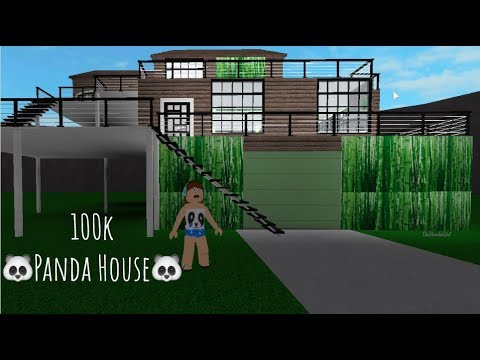 Roblox Welcome To Bloxburg Panda House Speedbuild - dapandagirl roblox treehouse build battle