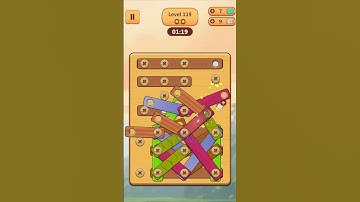 Game : Wood Nuts & Bolts Puzzle level 119 #trending #mobilegame #logic #puzzle #youtubeshortschannel