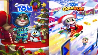 My Talking Tom Vs Talking Tom D Run Christmas Special Update 2024 Tom World Tour Ep4208