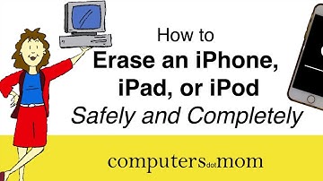How to Erase an iPhone, iPad or iPod - SAFELY and COMPLETELY