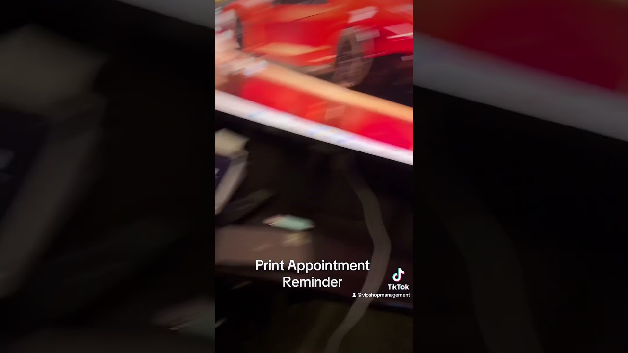 Print appointment reminder