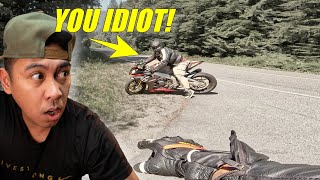 RIDING MY $20,000 MOTORCYCLE INTO A DITCH