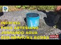 Poço Artesiano jorrando água no Sertão da Bahia (Para nós, isso é raro)