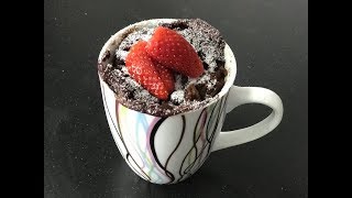 Choco Banana Mug Cake | No Flour | No Butter | No Milk | 2mins dessert