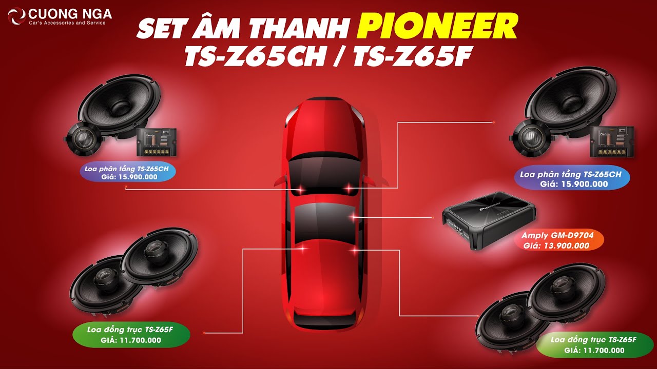 Set âm thanh cao cấp đến từ thương hiệu Pioneer | TS-Z65CH / TS