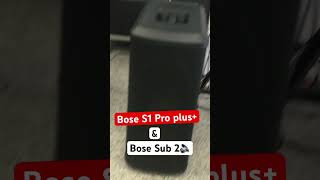 Bose S1 Pro plus + &amp; Bose Sub2 sound  Check🔊