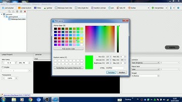 Cara setting running text RGB controller HD D10 via laptop