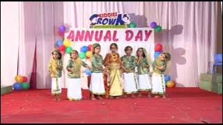 Kids dance oppana Kiddies  Crown preschool Pathanamthitta  & Konni..