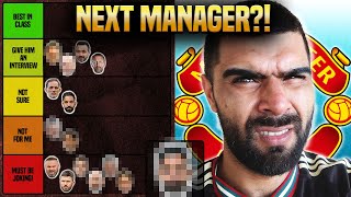 Man Utd's Next Manager TIER LIST!!