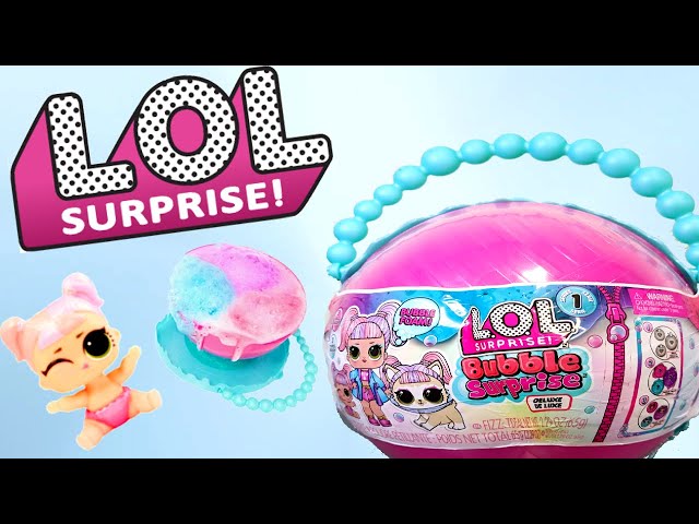 LOL Surprise! Bubble Surprise Deluxe - Collectible Dolls, Pet, Baby Sister,  Surprises, Accessories, Unboxing, Color-Change Foam Reaction - Great Gift