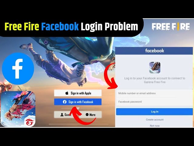 How to change free fire facebook login account