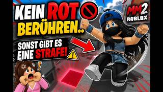Sie darf KEIN ROT berühren… sonst gibt es eine STRAFE! 😱 | MM2 Roblox