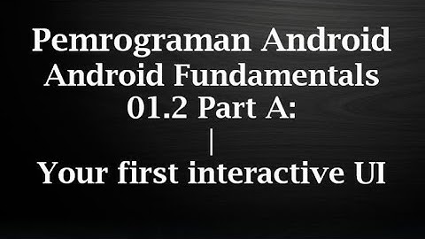 [Android Studio] Hello Toast - Your first interactive UI