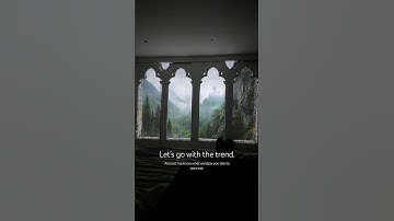 Let’s go with the trend. Thank you all for visiting my channel! #projector #medieval #rain