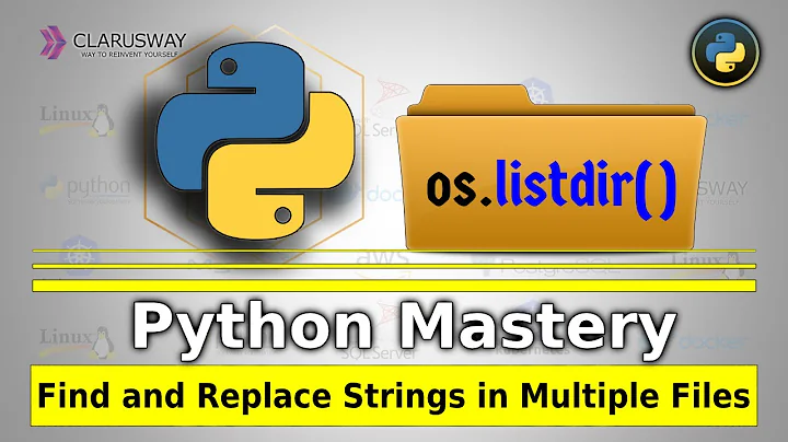 Find and Replace Strings in Multiple Files Using Python | Clarusway