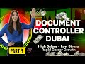 Document Controller Salary in Dubai 2025: Low Stress Job High Salary | Full Guide &CV Tips AED19,500