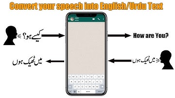 Convert your speech into English/Urdu Text | Speech Recognition | Eezee Tech