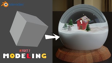 Snow globe in blender 3.0-Part 1