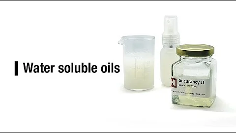 Are there any water soluble oils?