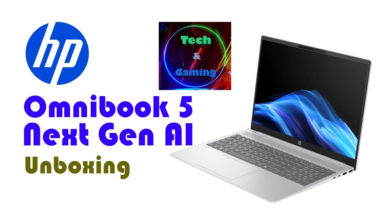 HP Omnibook 5 Next Gen AI PC (AMD) unboxing