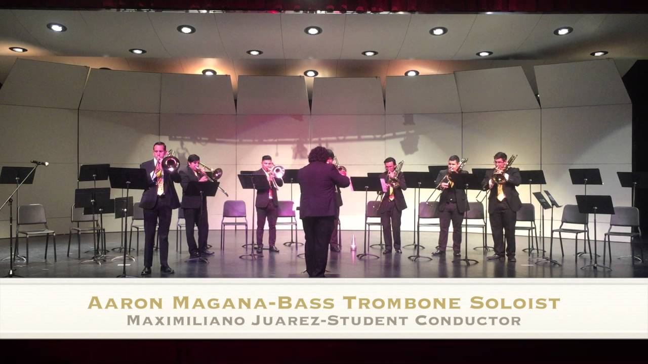 TAMUK Trombone Choir concert 2016 highlights YouTube