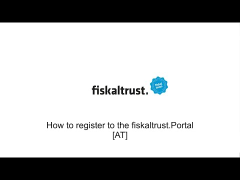 Register to the fiskaltrust.Portal [AT]