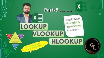 VLOOKUP and HLookup  formula | Advanced Excel Formula |  Lookup formula | Excel PART -5 #excel