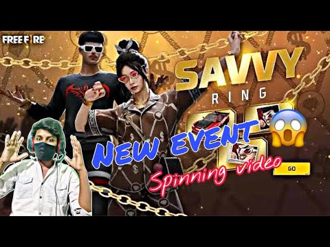 New savvy ring event 😱 spinning ~~ Freefire Telugu || spinning video ||Bunny Telugu gamer