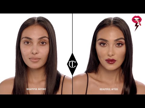 your-everyday-red-lipstick-makeup-look---icon-palette-|-charlotte-tilbury