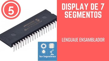 ✅DISPLAY de 7 SEGMENTOS al PIC | MUY SIMPLE | PROGRAMACIÓN ENSAMBlADOR #05