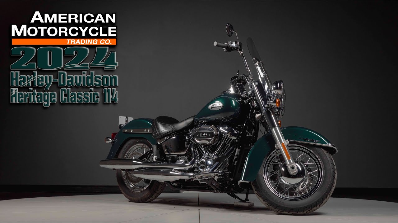 HAR026331 2024 Harley Davidson Heritage Classic 114 - YouTube