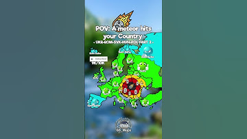 POV: A meteor hits your country #europe #geographythroughmaps #mapping #maps #fyp