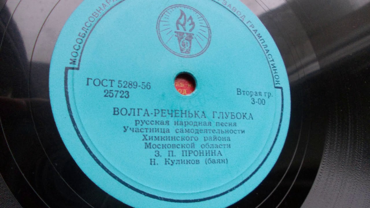 Волга реченька глубока текст