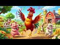 Bonjour, Monsieur Coq 🐓 Chanson pour enfants en français Comptine animée