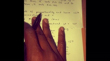 Teqcher Fly-Concept 1 Partial Variation  (KCSE 2011 P2 Q23)