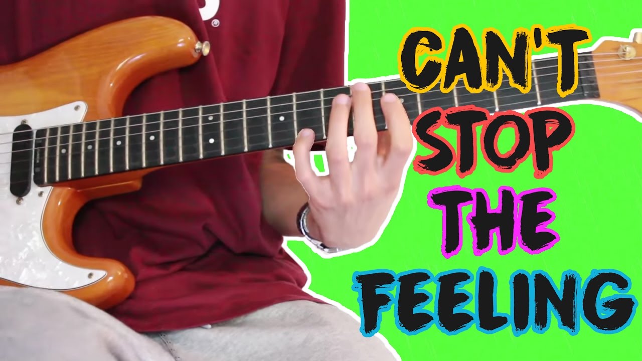 Can't Stop the Feeling Guitar Cover (Justin Timberlake) HD YouTube