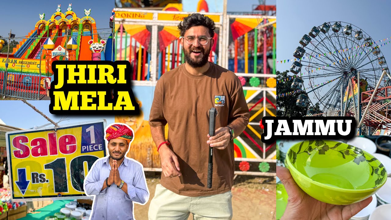 Jhiri Mela in JAMMU 2025 | New Rides In Jhiri Mela | North India's Biggest Mela | JAMMU & KASHMIR  