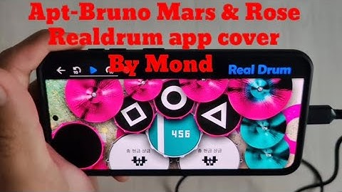 APT-Bruno Mars & Rose Realdrum app cover by Mond