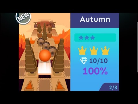 Rolling Universe Autumn (★★★☆☆☆) 3 Crown 10 Gems Perfect Clear. 롤링 유니버스 가을 퍼펙트 클리어