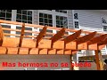 Como hacer una pergola de madera paso a paso Como hacer una pergola de madera paso a paso