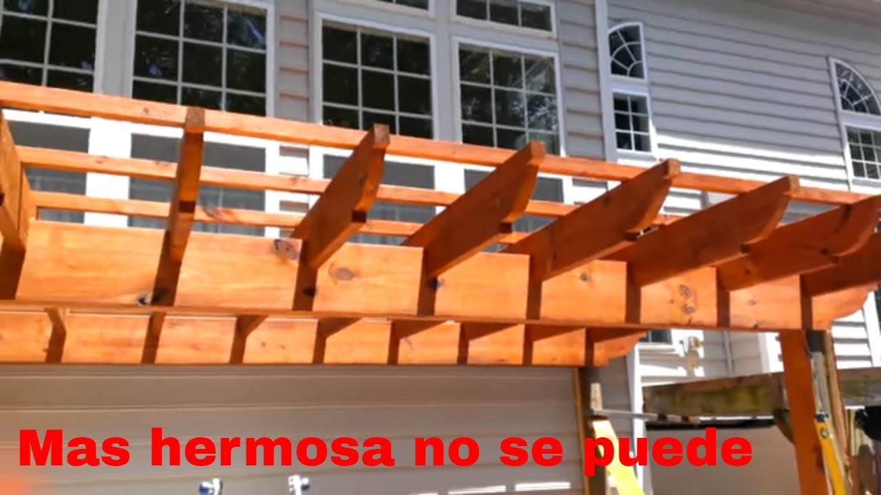 Construir una pergola de madera