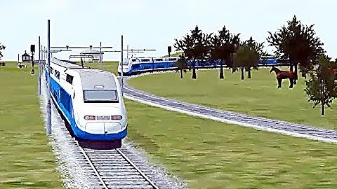 Train Sim - American Midwest Using TGV Duplex - Simulasi Kereta Api (Android Game)