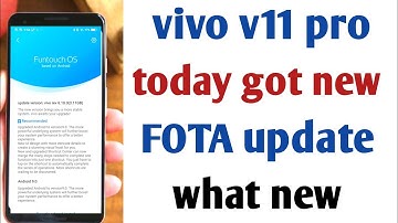 Vivo v11 pro new software update | new features after update |