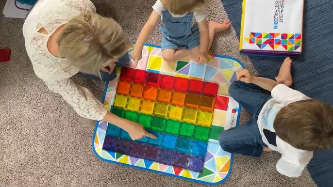 MAGNA-TILES® - Storage Bin & Interactive Play-Mat 