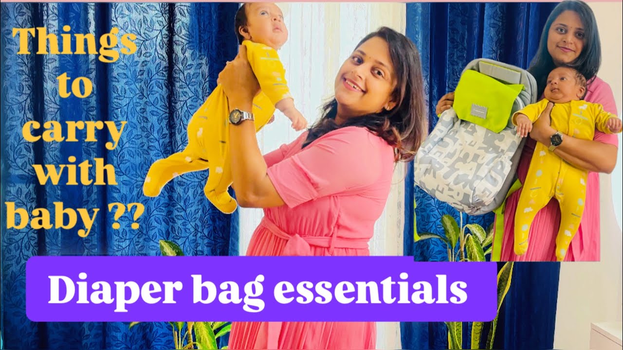 Things to Carry with Infants 👶 | Diaper Bag Essential | Travelling with