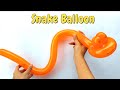 How to make snake balloon how to make balloon animals balloon animals for beginners