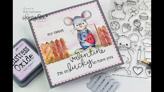 Adding fur and texture to stamped images and die cuts ( Honey Bee Stamps)